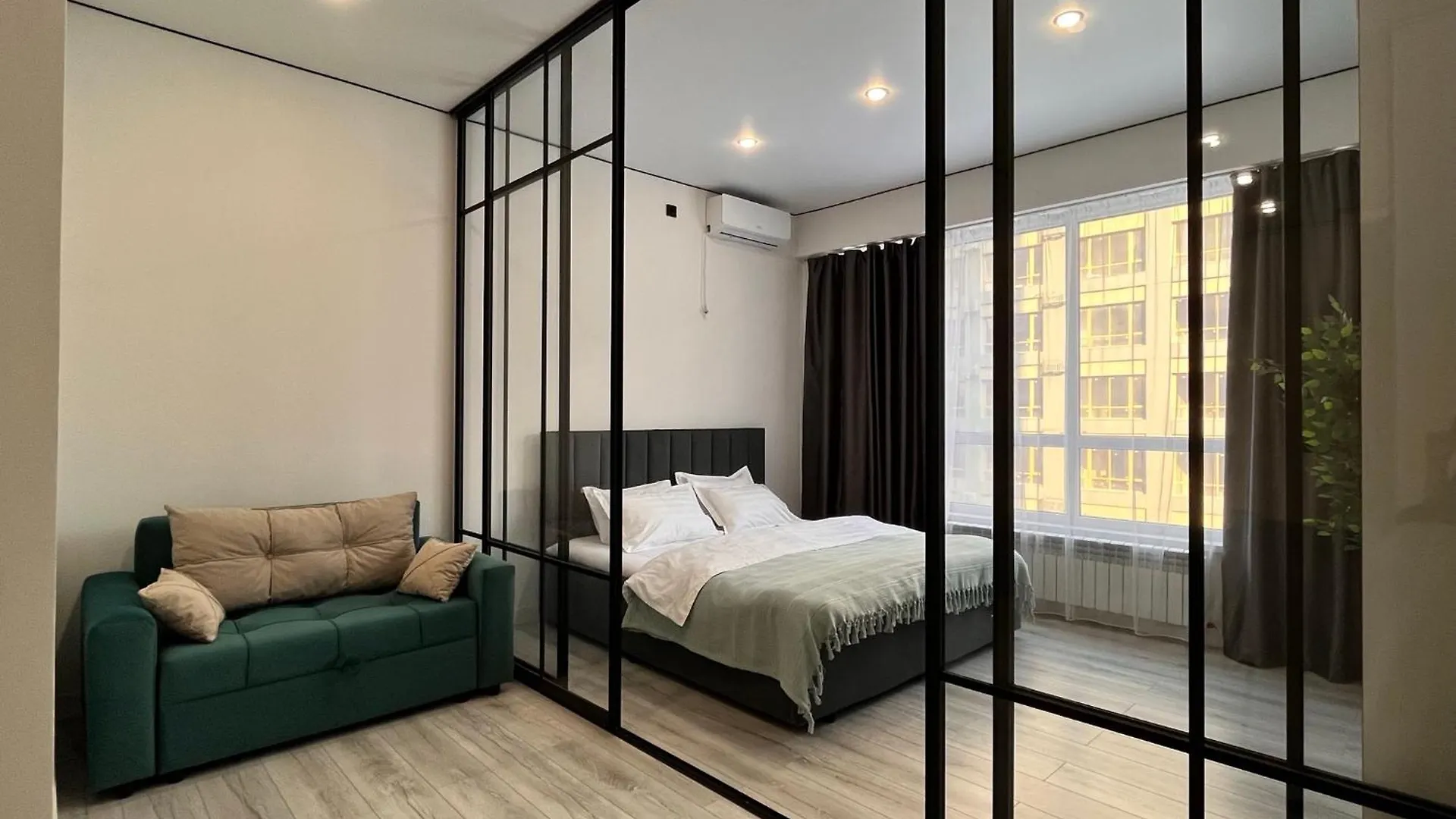 Apartment Стильная Меридиан 41 & Питьевая Вода Подарок Almaty